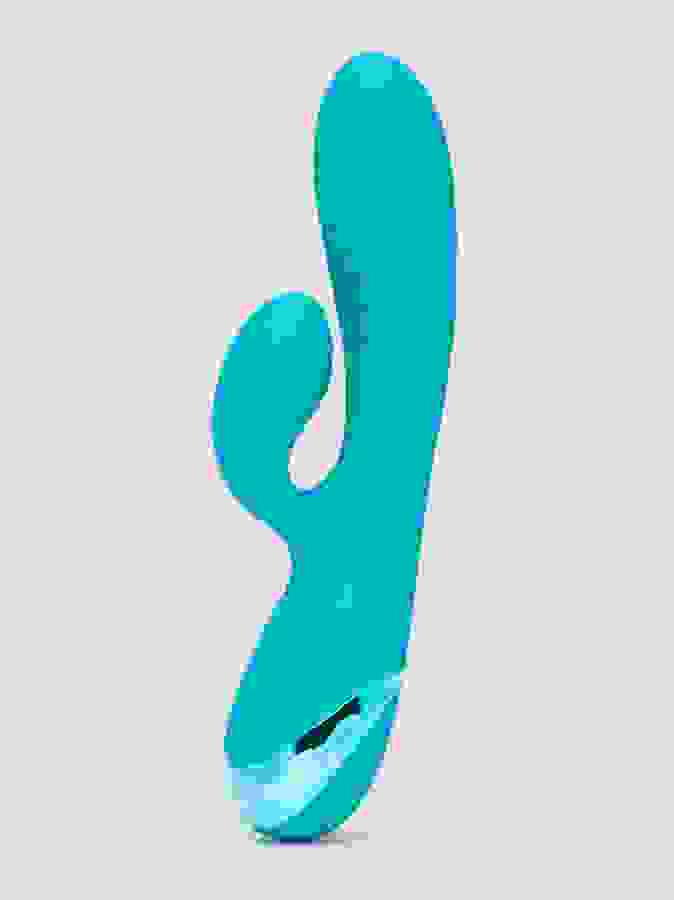 Loveline Inflatable Rabbit Vibrator, Blue, hi-res